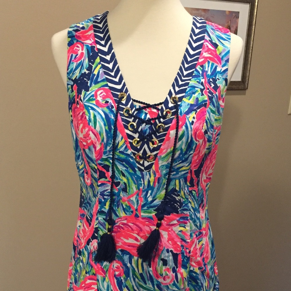 Lilly Pulitzer Carrey Shift dress, Flamenco Beach - Picture 2 of 3